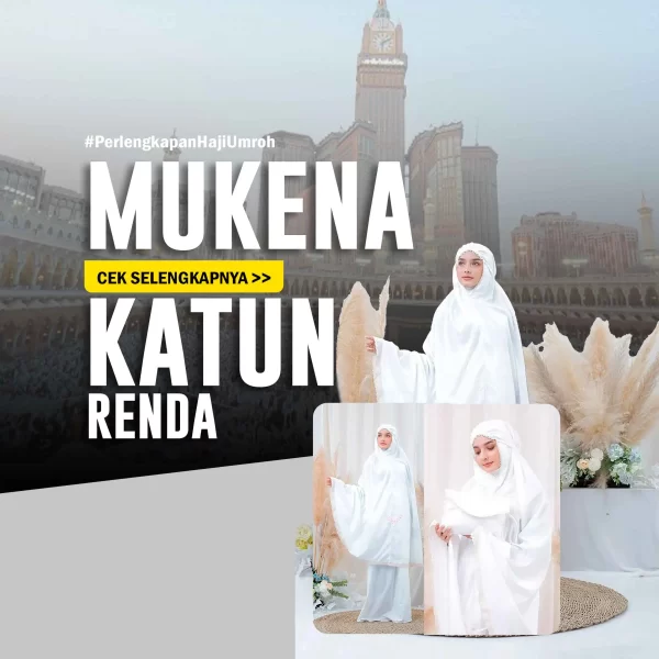 Mukena Velvet Silk Renda